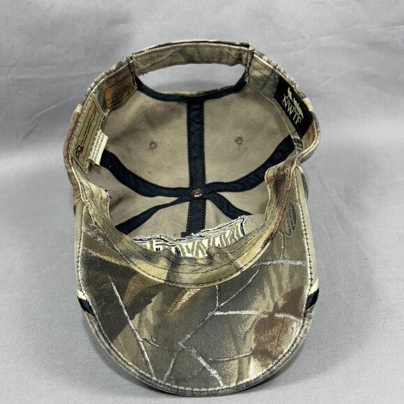 NWTF Strapback Cap Hat OC Outdoor Realtree Green Camouflage Turkey Hunting Mens - Picture 13 of 14